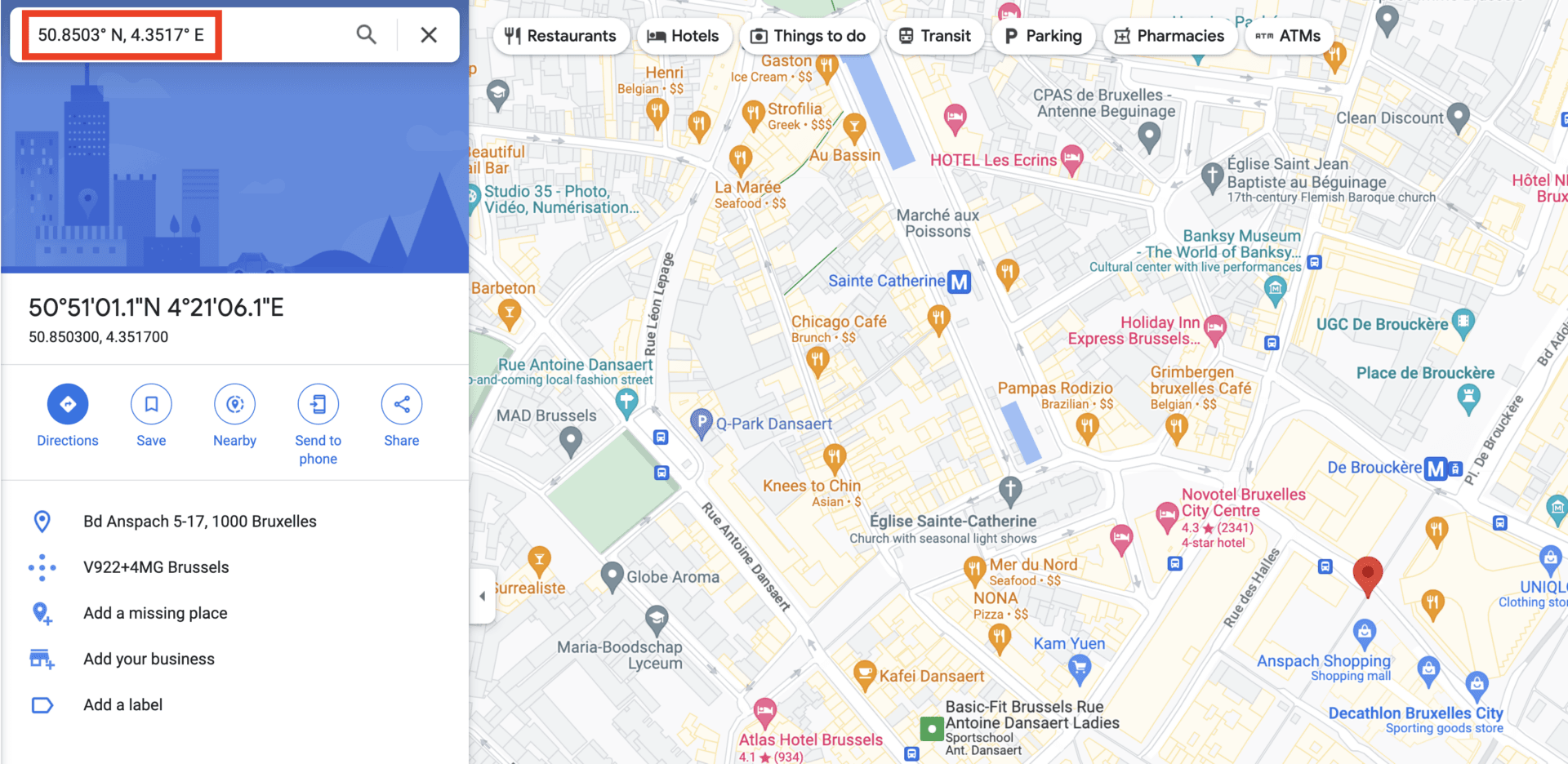 Interesting Coordinates On Google Maps