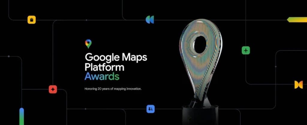 Googl Maps Platform Awards groot